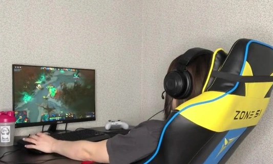 Весь день играла в Доту, а уже под вечер захотела подрочить